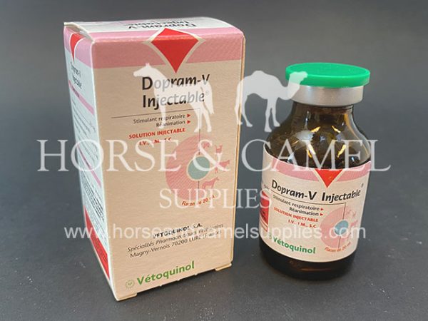 Dopram V vetoquinol doxapram stimulant breath breathing respiratory oxygen race horse camel race 600x450 2