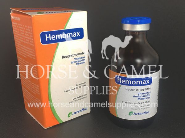 Hemomax interbio vitamins iron race horse camel blood red cells 600x450 1